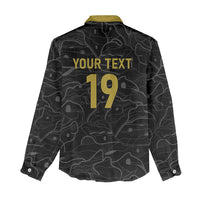 Custom World Football 2026 Austria Women Casual Shirt Fussball WM Gemma Burschen Black Glory