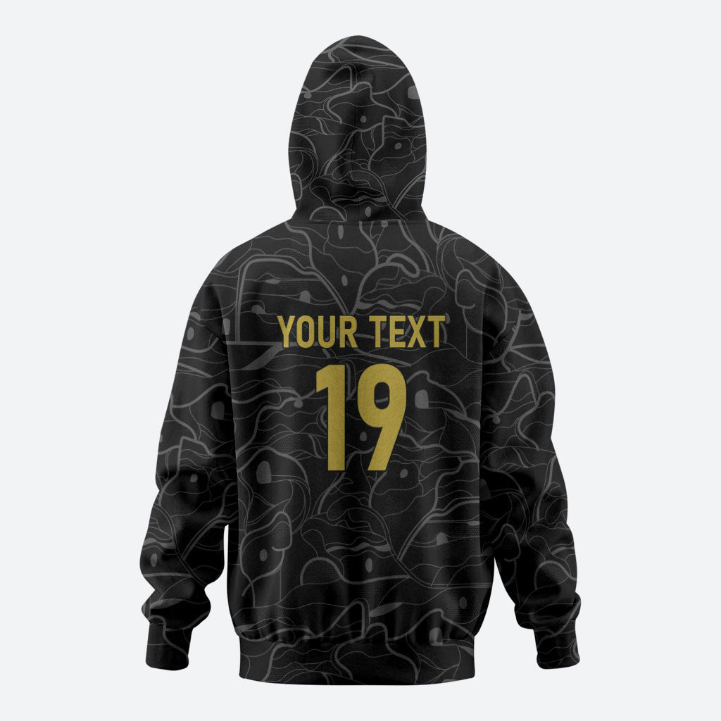 Custom World Football 2026 Austria Zip Hoodie Fussball WM Gemma Burschen Black Glory