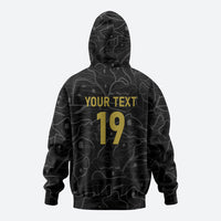 Custom World Football 2026 Austria Zip Hoodie Fussball WM Gemma Burschen Black Glory