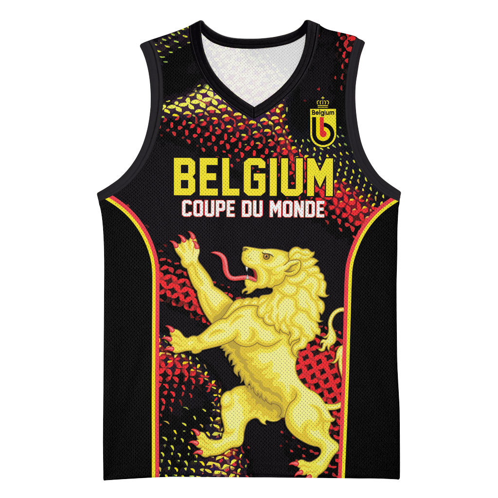 Custom World Football 2026 Belgium Basketball Jersey Tous Ensemble Coupe du Monde Glory