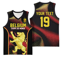 Custom World Football 2026 Belgium Basketball Jersey Tous Ensemble Coupe du Monde Glory