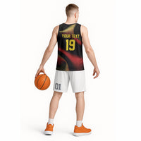 Custom World Football 2026 Belgium Basketball Jersey Tous Ensemble Coupe du Monde Glory