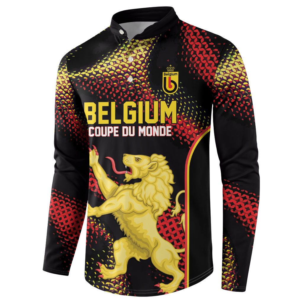 Custom World Football 2026 Belgium Button Sweatshirt Tous Ensemble Coupe du Monde Glory