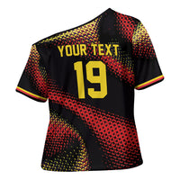 Custom World Football 2026 Belgium Cross Shoulder Shirt Tous Ensemble Coupe du Monde Glory