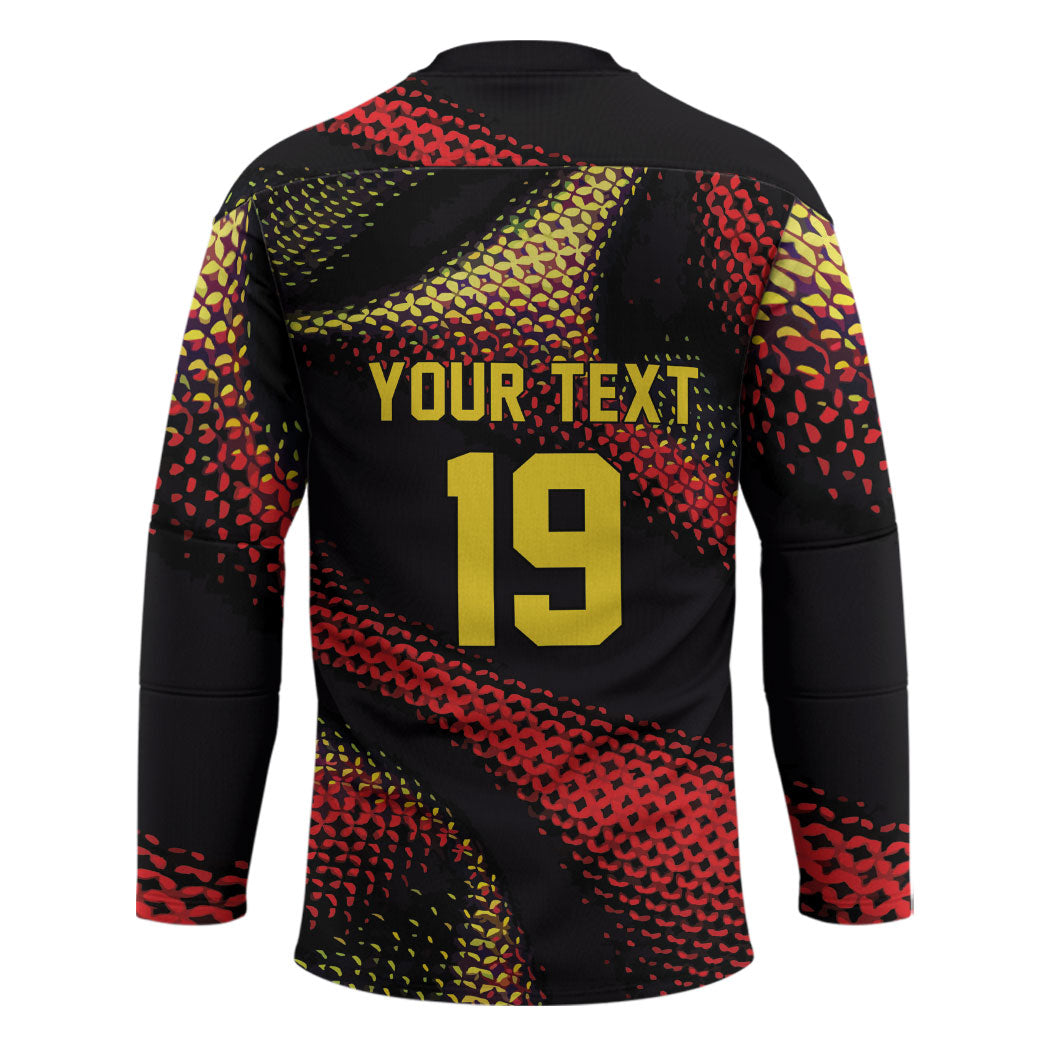 Custom World Football 2026 Belgium Hockey Jersey Tous Ensemble Coupe du Monde Glory