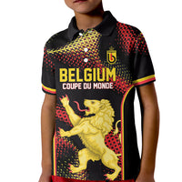 Custom World Football 2026 Belgium Kid Polo Shirt Tous Ensemble Coupe du Monde Glory