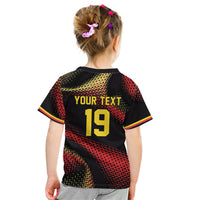 Custom World Football 2026 Belgium Kid T Shirt Tous Ensemble Coupe du Monde Glory