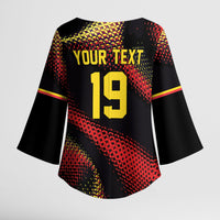 Custom World Football 2026 Belgium Kimono Sleeve Blouse Tous Ensemble Coupe du Monde Glory
