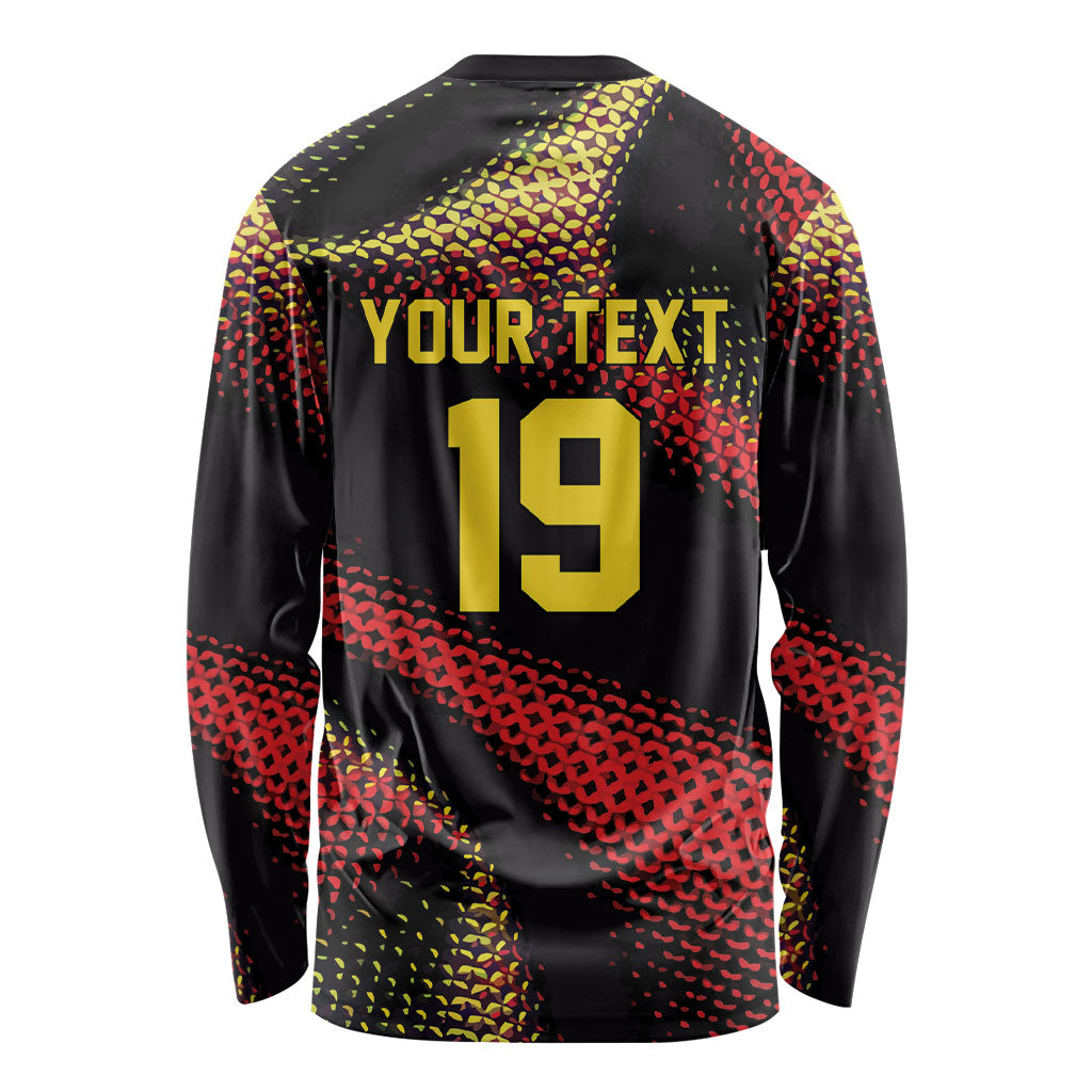 Custom World Football 2026 Belgium Long Sleeve Shirt Tous Ensemble Coupe du Monde Glory