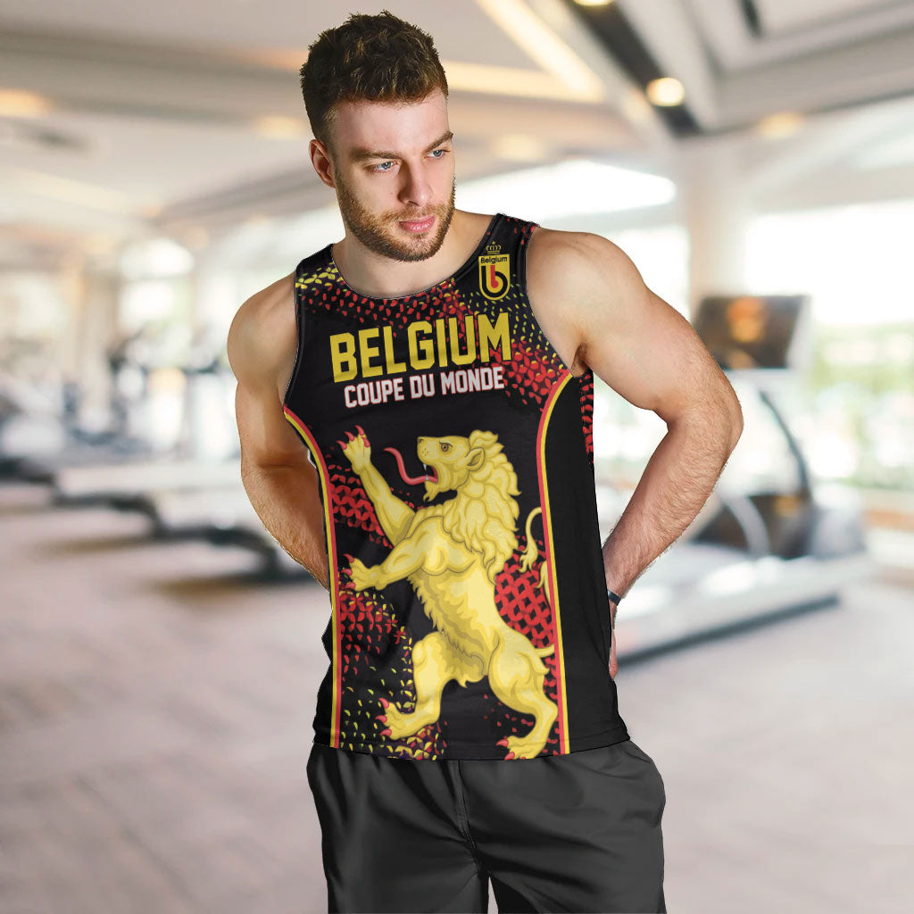 Custom World Football 2026 Belgium Men Tank Top Tous Ensemble Coupe du Monde Glory