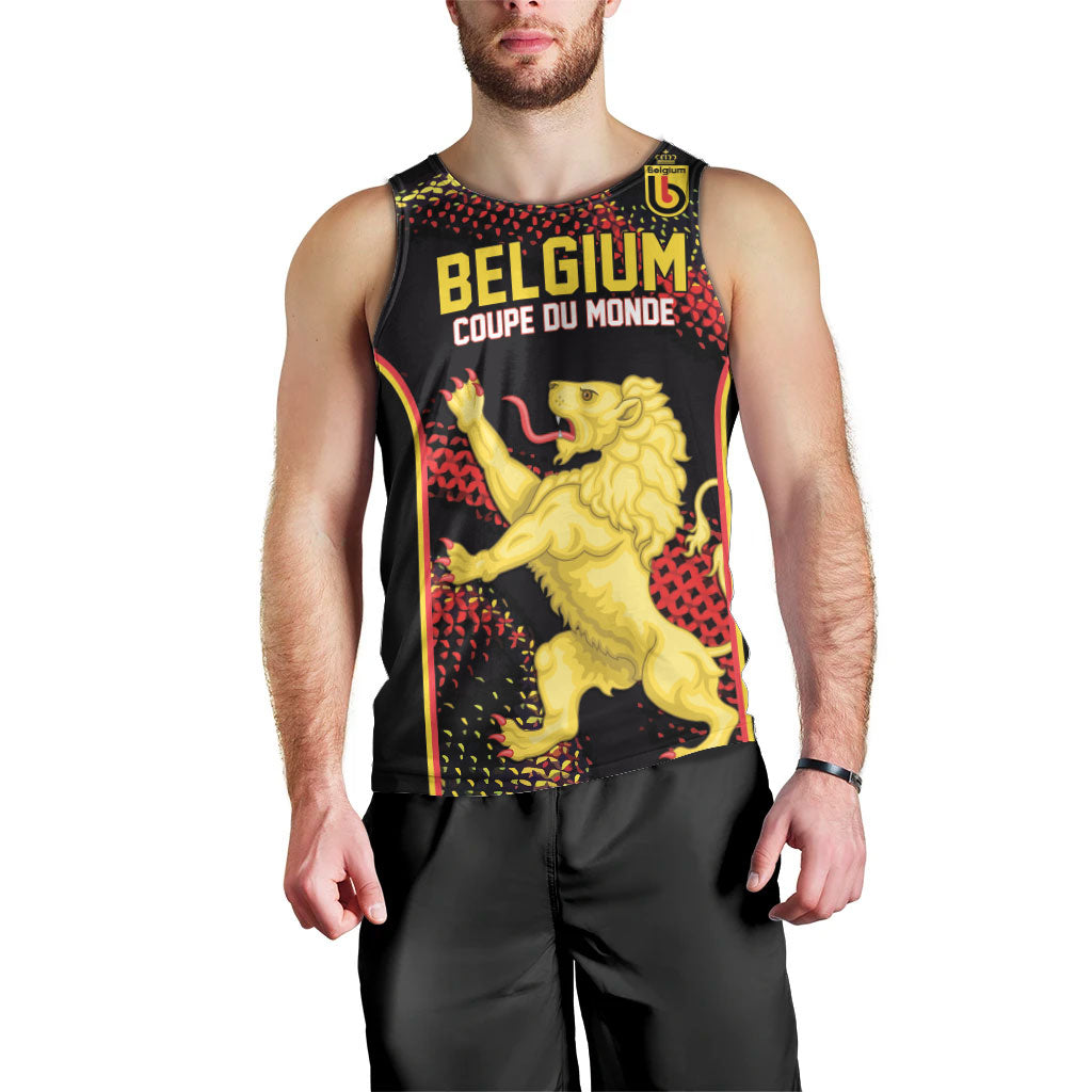 Custom World Football 2026 Belgium Men Tank Top Tous Ensemble Coupe du Monde Glory