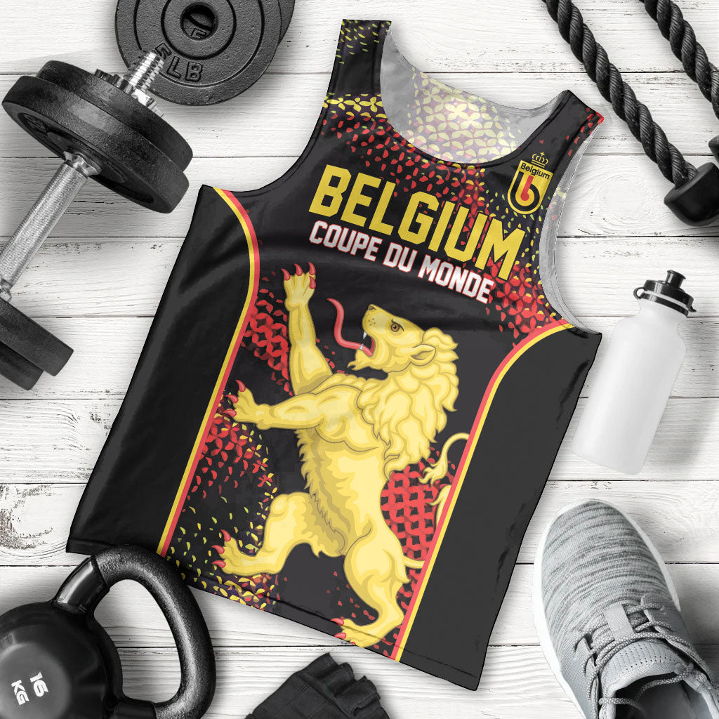 Custom World Football 2026 Belgium Men Tank Top Tous Ensemble Coupe du Monde Glory