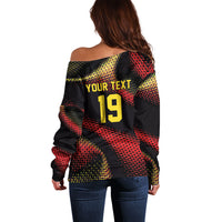 Custom World Football 2026 Belgium Off Shoulder Sweater Tous Ensemble Coupe du Monde Glory