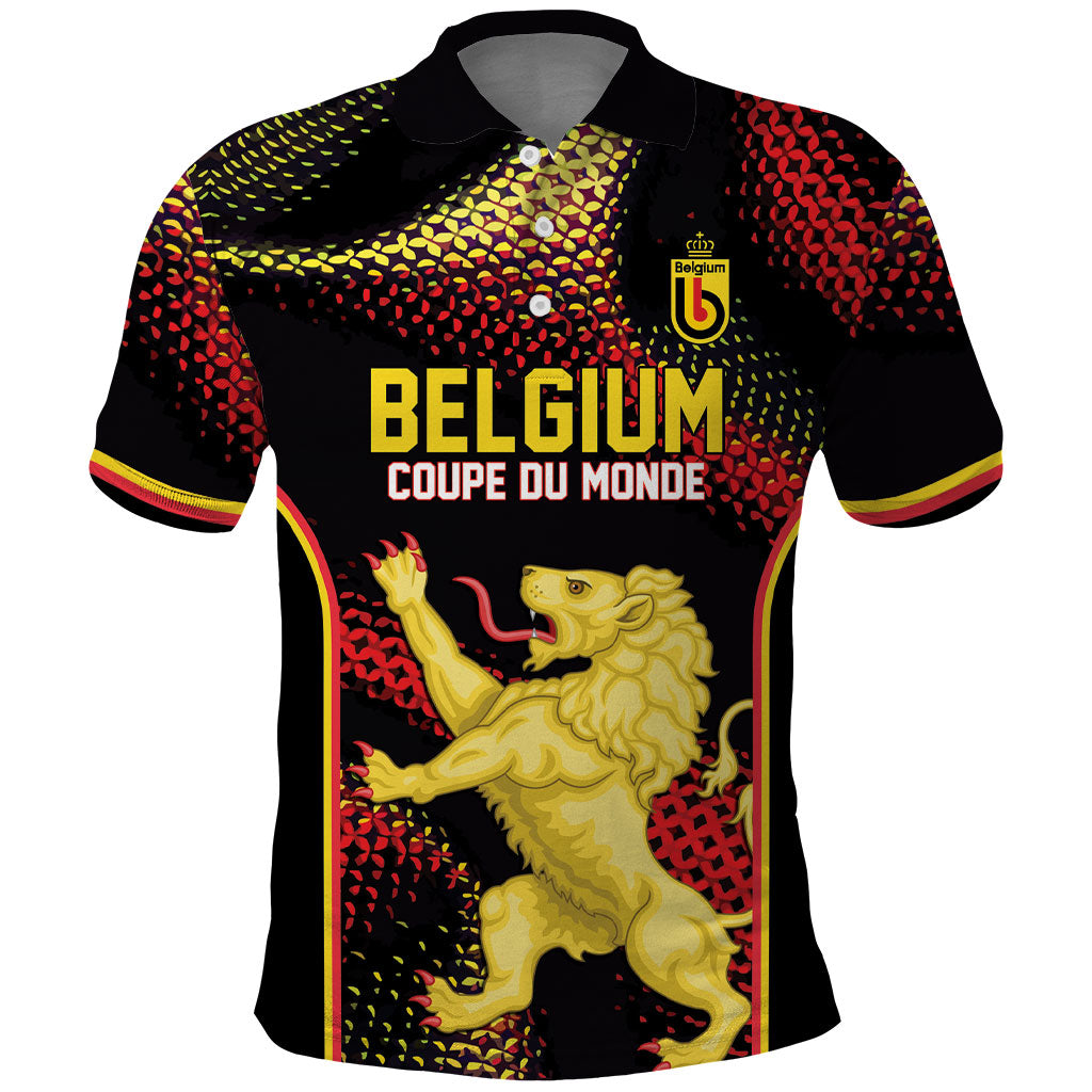 Custom World Football 2026 Belgium Polo Shirt Tous Ensemble Coupe du Monde Glory