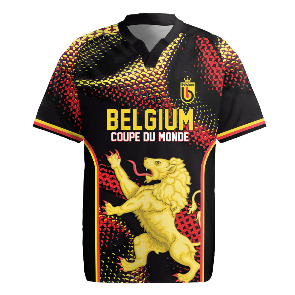 Custom World Football 2026 Belgium Rugby Jersey Tous Ensemble Coupe du Monde Glory