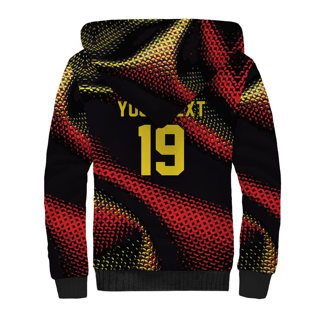 Custom World Football 2026 Belgium Sherpa Hoodie Tous Ensemble Coupe du Monde Glory