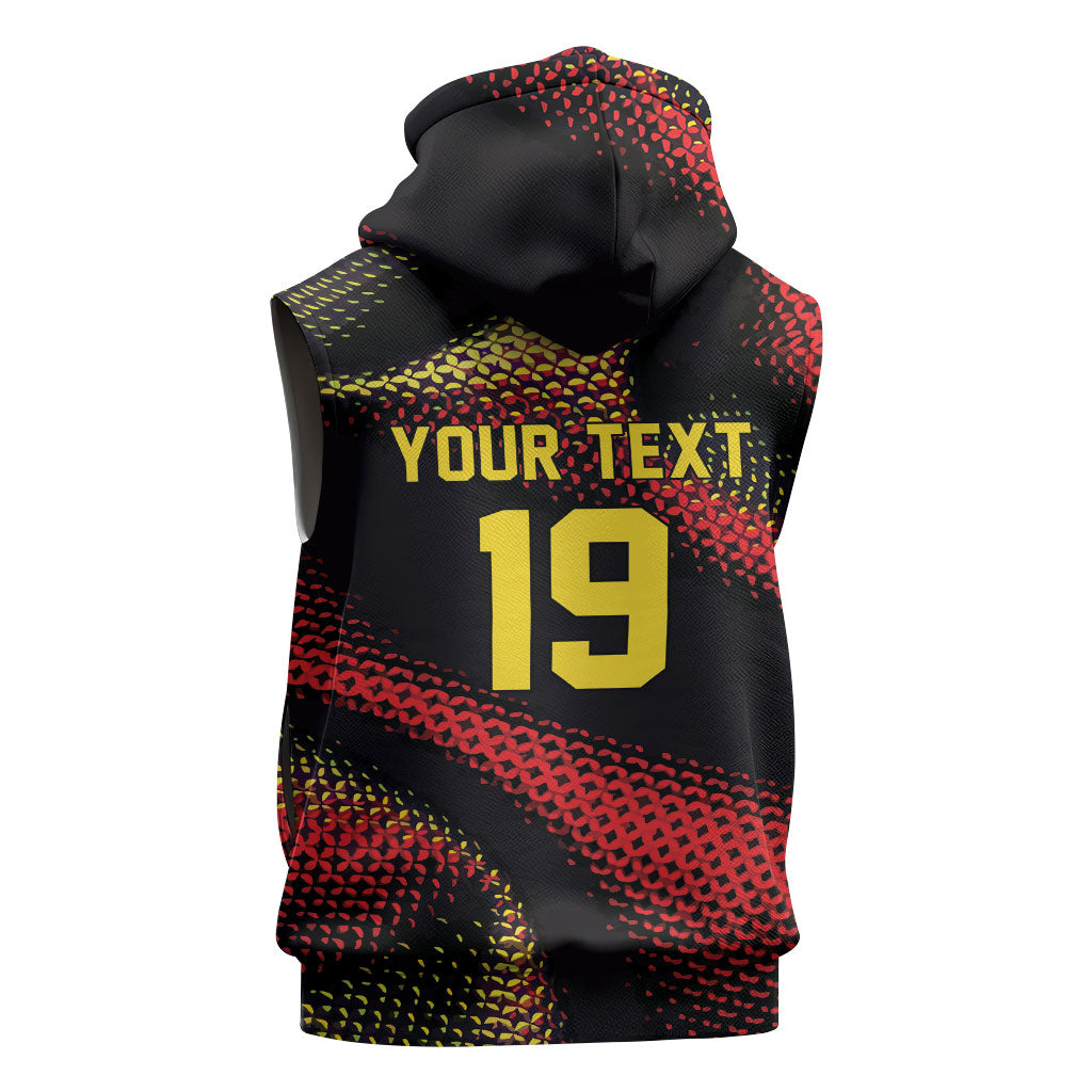 Custom World Football 2026 Belgium Sleeveless Hoodie Tous Ensemble Coupe du Monde Glory