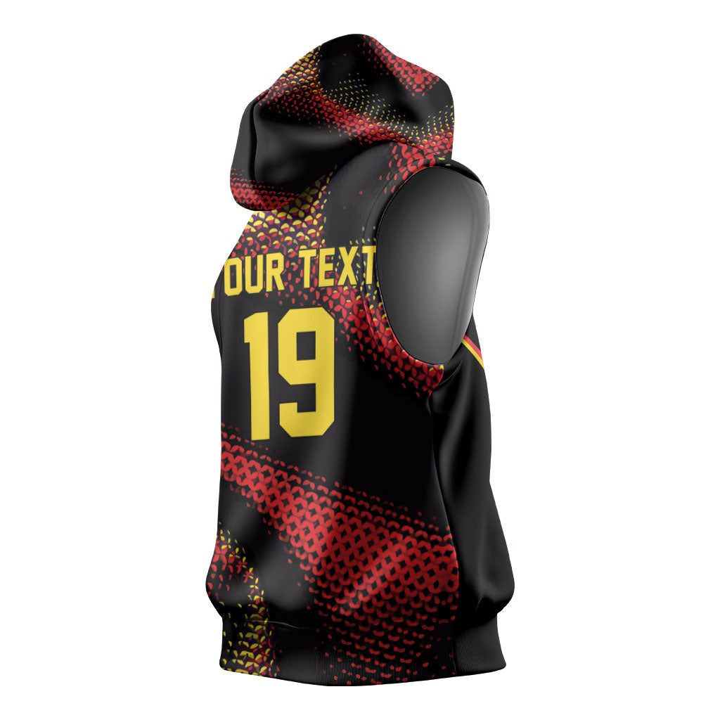 Custom World Football 2026 Belgium Sleeveless Hoodie Tous Ensemble Coupe du Monde Glory