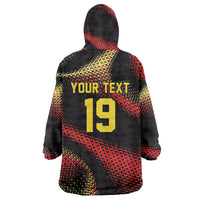 Custom World Football 2026 Belgium Wearable Blanket Hoodie Tous Ensemble Coupe du Monde Glory