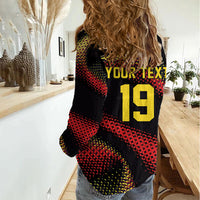 Custom World Football 2026 Belgium Women Casual Shirt Tous Ensemble Coupe du Monde Glory