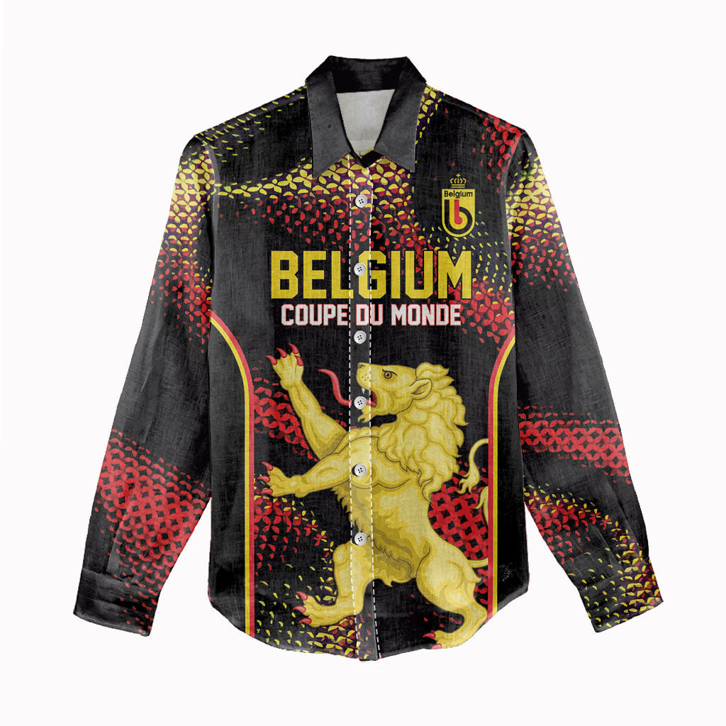 Custom World Football 2026 Belgium Women Casual Shirt Tous Ensemble Coupe du Monde Glory