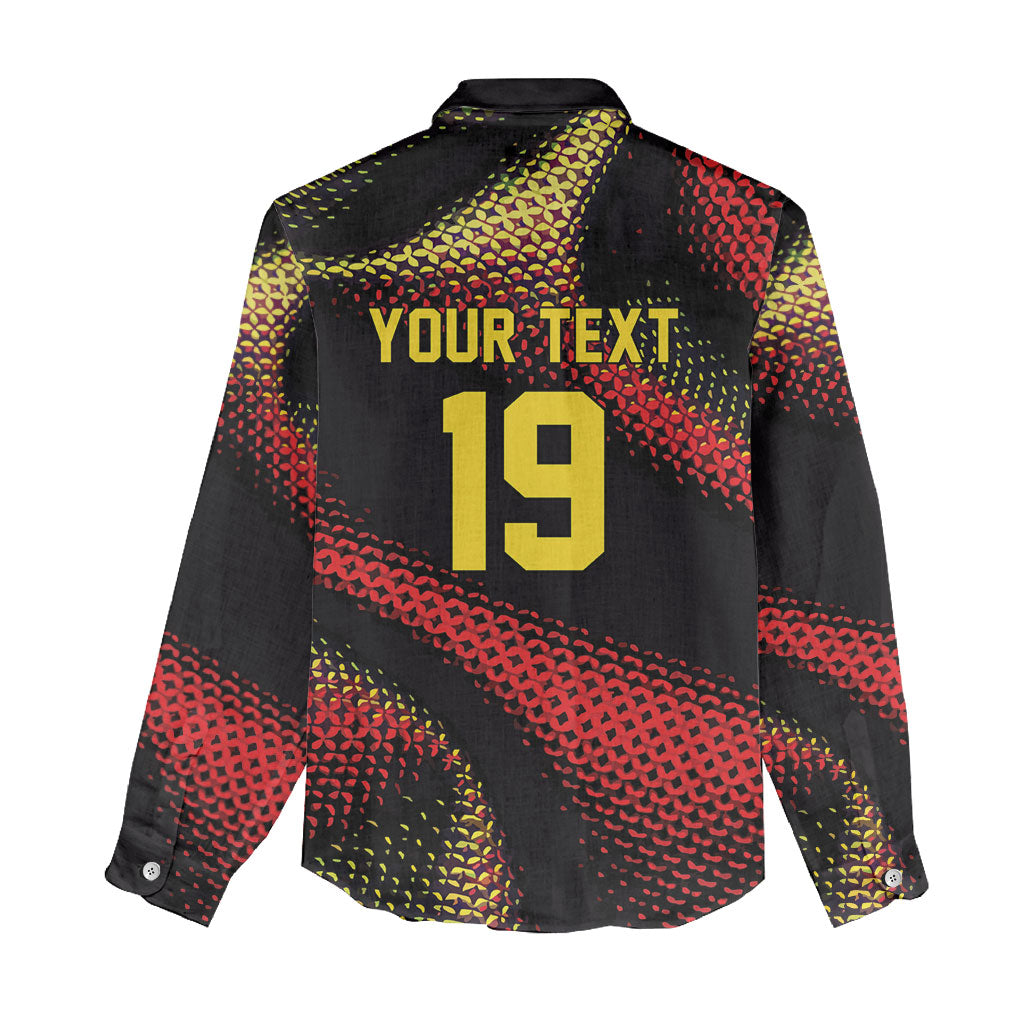 Custom World Football 2026 Belgium Women Casual Shirt Tous Ensemble Coupe du Monde Glory