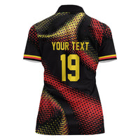 Custom World Football 2026 Belgium Women Polo Shirt Tous Ensemble Coupe du Monde Glory