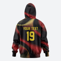 Custom World Football 2026 Belgium Zip Hoodie Tous Ensemble Coupe du Monde Glory