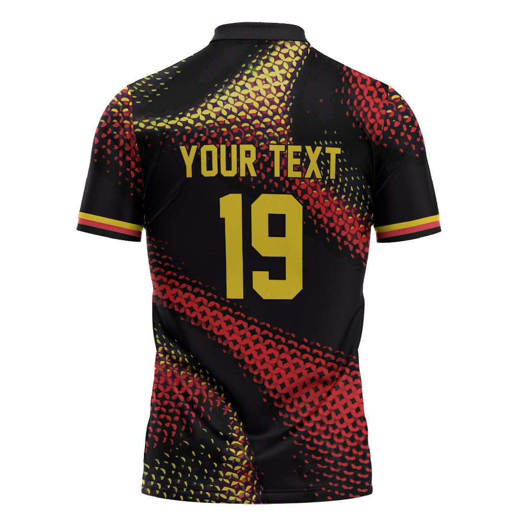 Custom World Football 2026 Belgium Zipper Polo Shirt Tous Ensemble Coupe du Monde Glory