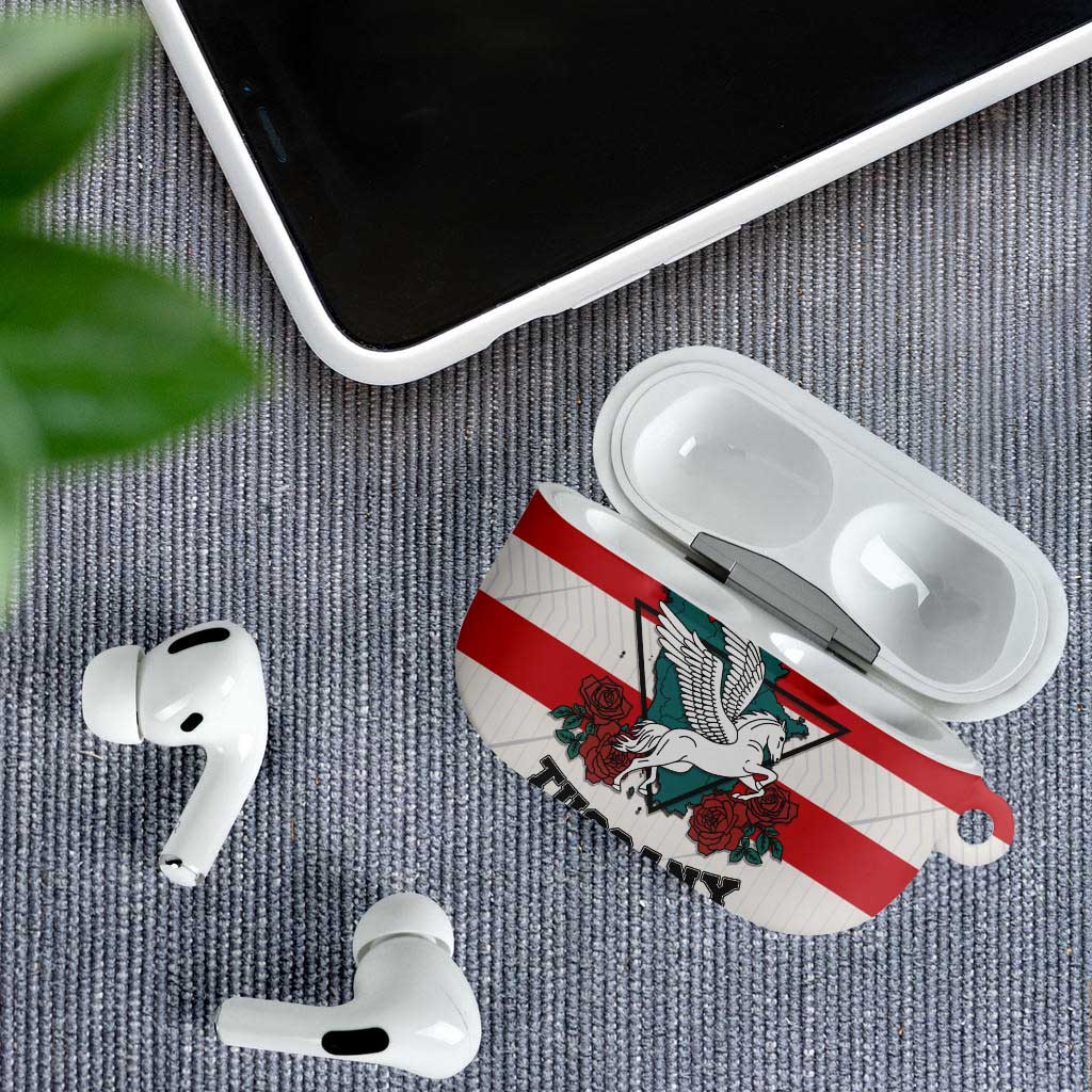 Italy Tuscany AirPods Case Pegasus With Map Style - Wonder Print Shop