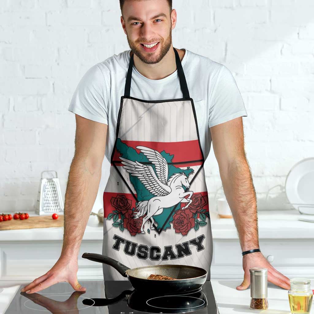 Italy Tuscany Apron Pegasus With Map Style - Wonder Print Shop