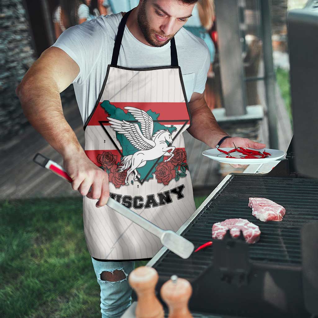 Italy Tuscany Apron Pegasus With Map Style - Wonder Print Shop