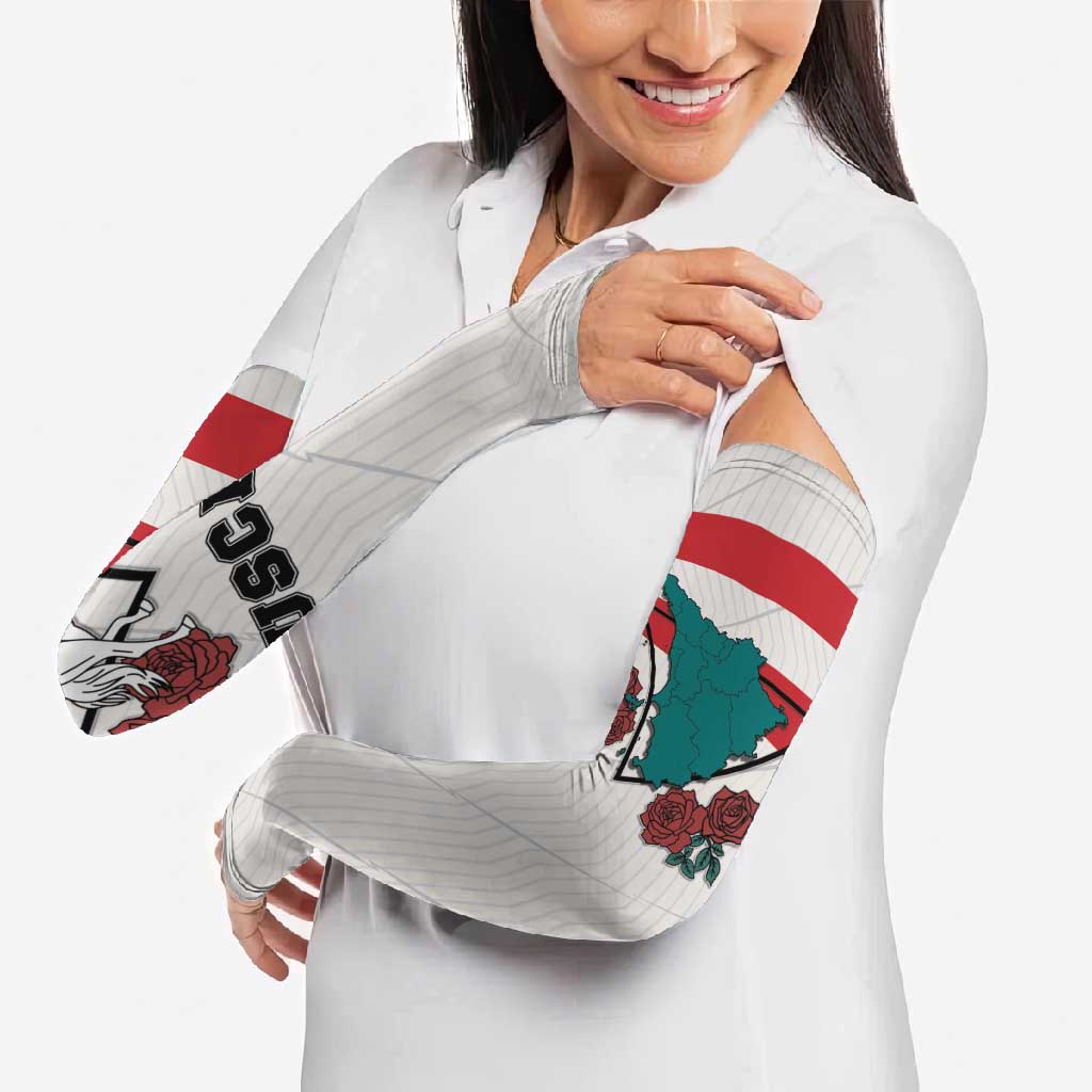 Italy Tuscany Arm Sleeves Pegasus With Map Style - Wonder Print Shop