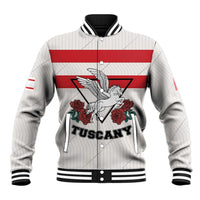 Italy Tuscany Baseball Jacket Pegasus With Map Style LT19