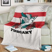 Italy Tuscany Blanket Pegasus With Map Style - Wonder Print Shop