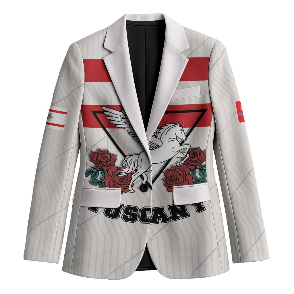 Italy Tuscany Blazer Pegasus With Map Style - Wonder Print Shop