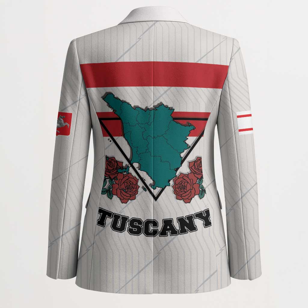 Italy Tuscany Blazer Pegasus With Map Style - Wonder Print Shop