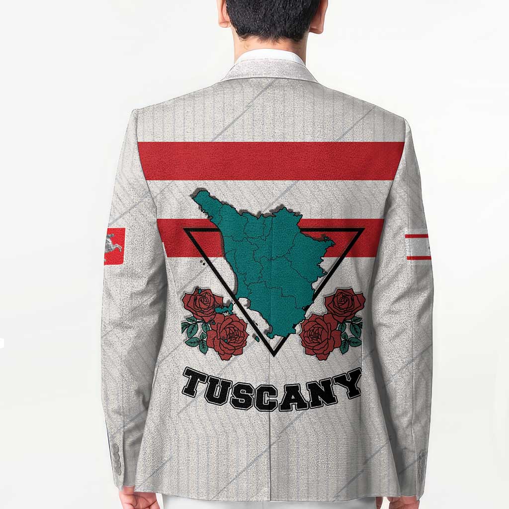 Italy Tuscany Blazer Pegasus With Map Style - Wonder Print Shop