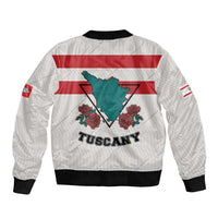 Italy Tuscany Bomber Jacket Pegasus With Map Style LT19