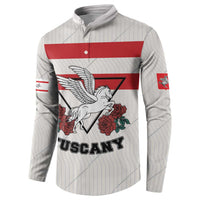 Italy Tuscany Button Sweatshirt Pegasus With Map Style LT19