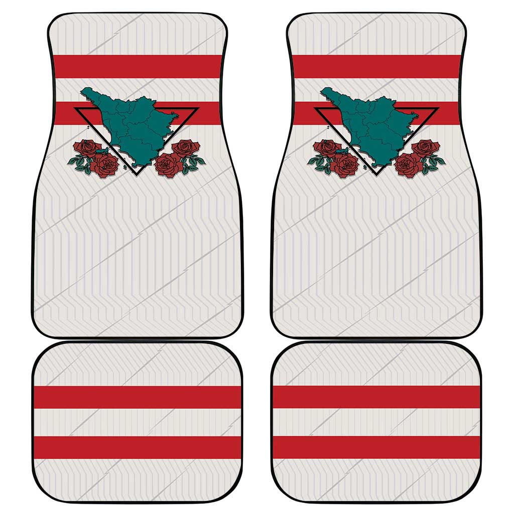 Italy Tuscany Car Mats Pegasus With Map Style - Wonder Print Shop