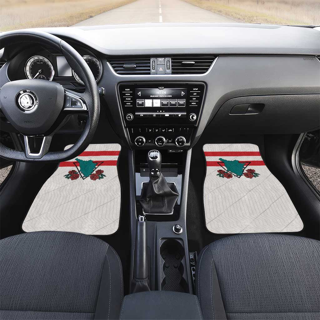 Italy Tuscany Car Mats Pegasus With Map Style - Wonder Print Shop