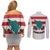Italy Tuscany Couples Matching Off Shoulder Short Dress and Long Sleeve Button Shirt Pegasus With Map Style LT19
