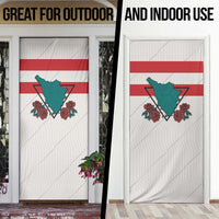 Italy Tuscany Door Cover Pegasus With Map Style - Wonder Print Shop