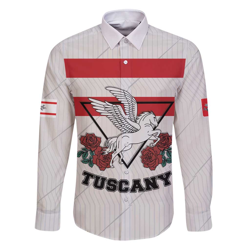 Italy Tuscany Family Matching Puletasi and Hawaiian Shirt Pegasus With Map Style LT19