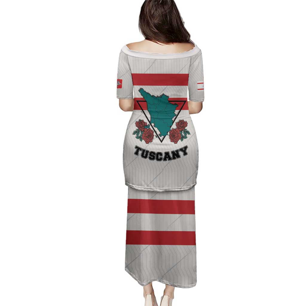 Italy Tuscany Family Matching Puletasi and Hawaiian Shirt Pegasus With Map Style LT19