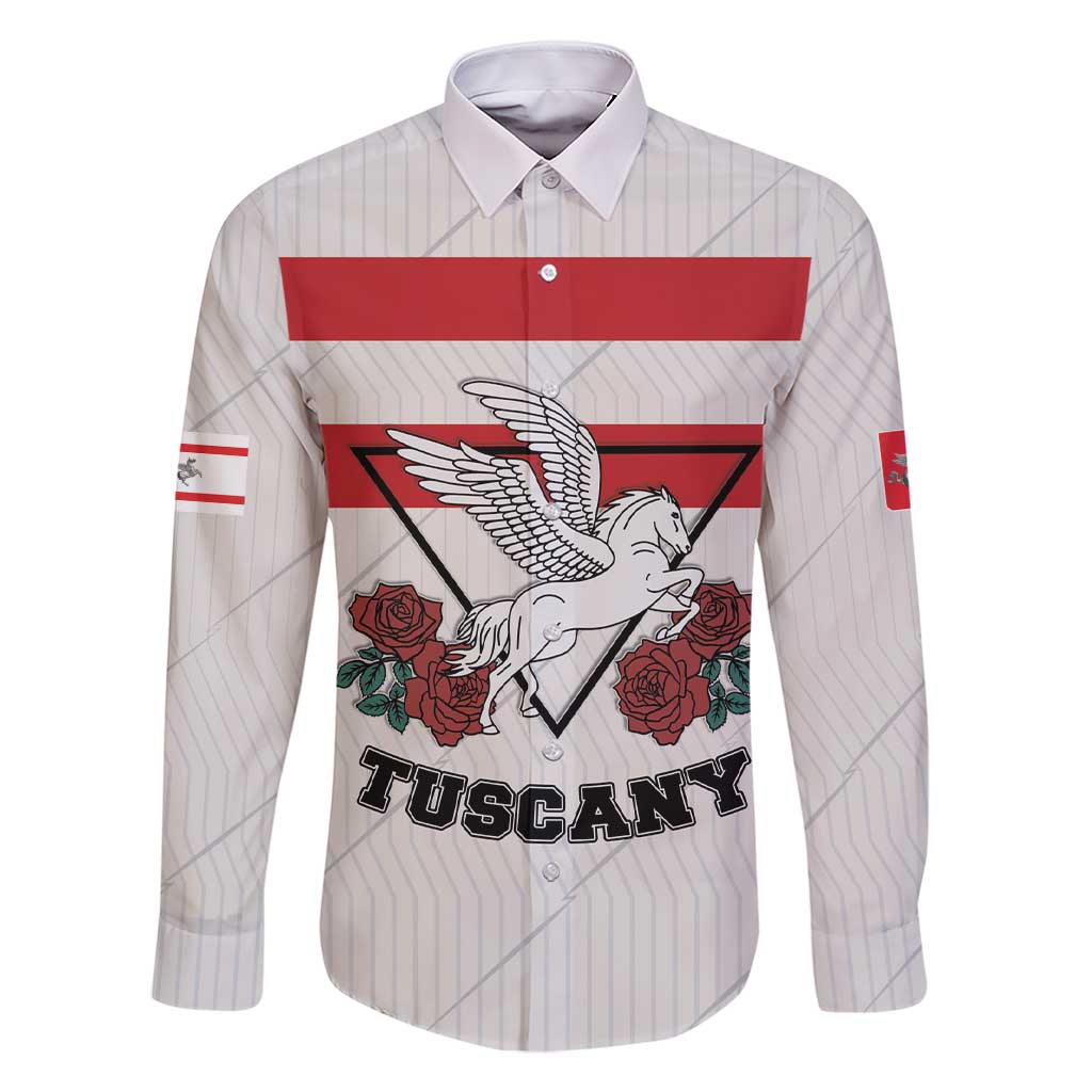 Italy Tuscany Family Matching Short Sleeve Bodycon Dress and Hawaiian Shirt Pegasus With Map Style LT19