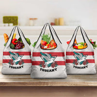 Italy Tuscany Grocery Bag Pegasus With Map Style - Wonder Print Shop