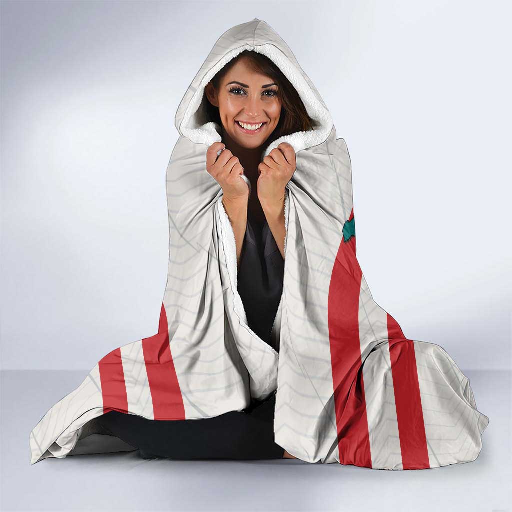 Italy Tuscany Hooded Blanket Pegasus With Map Style - Wonder Print Shop