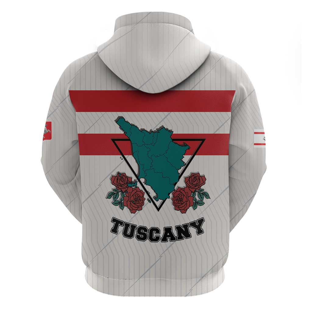 Italy Tuscany Hoodie Pegasus With Map Style LT19